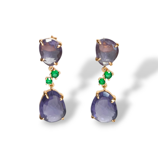 Orecchini Orecchini in argento pendenti con zirconi - Gioielli Pavan