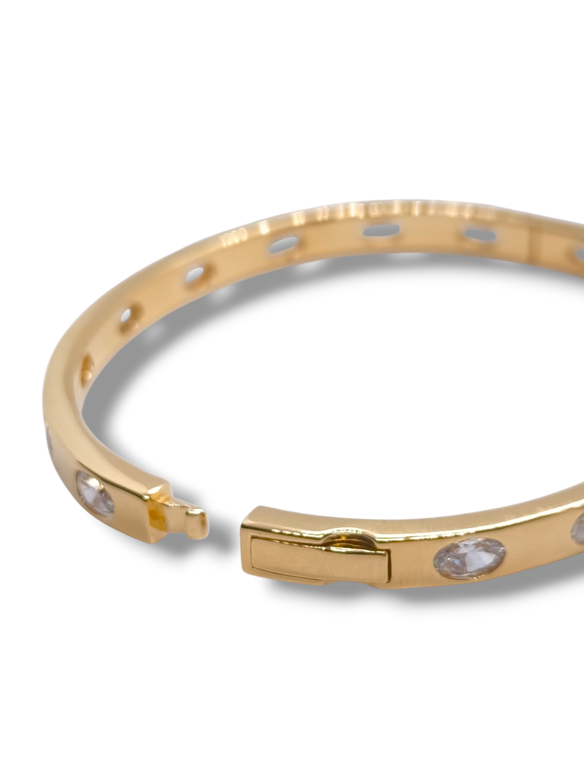 Bracciale Bracciale in Argento 925 giallo con Zirconi Incolori - Gioielli Pavan