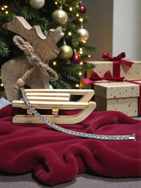 Bracciale Bracciale Tennis Oro Bianco 18k Diamanti 2.40ct - Gioielli Pavan