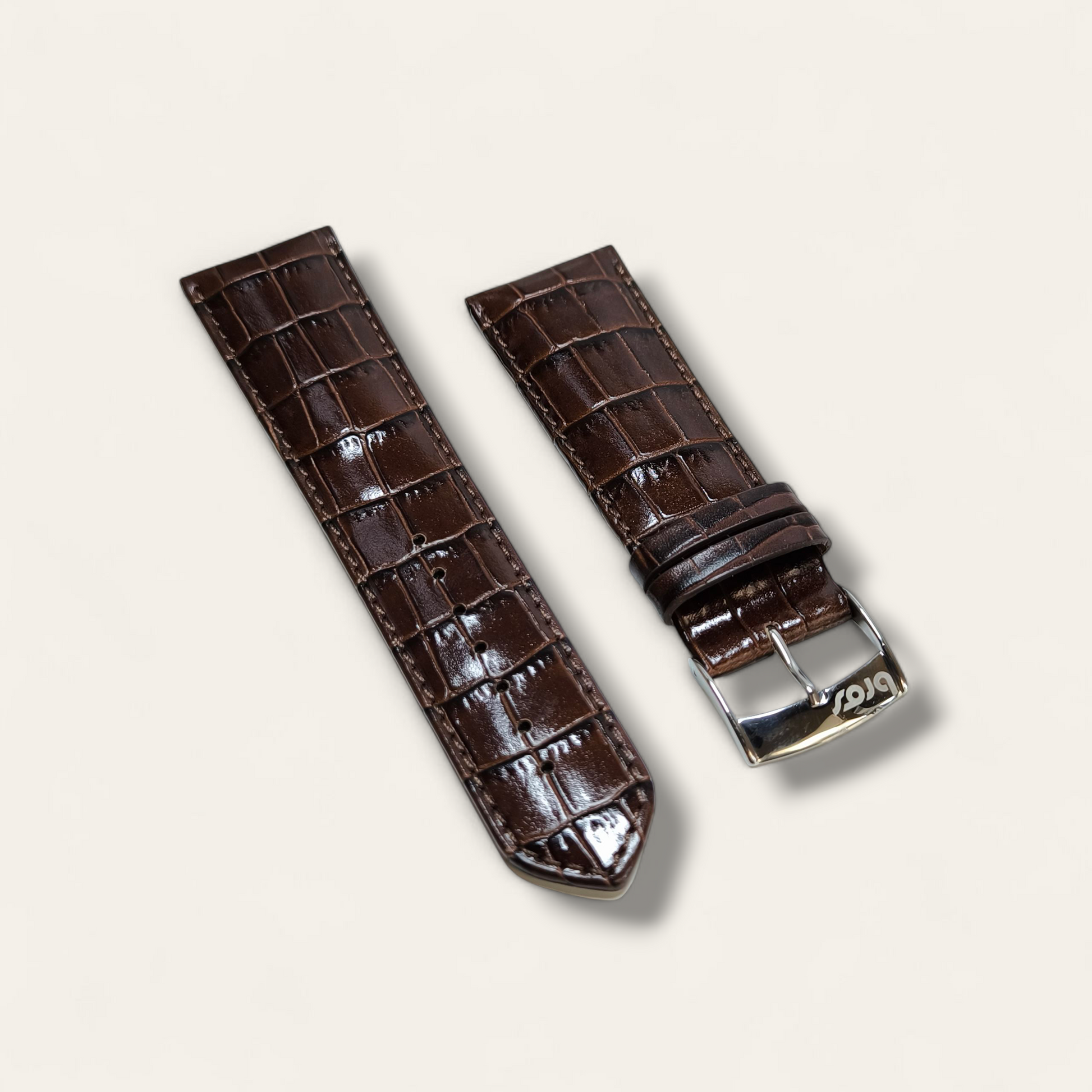 Cinturino Cinturino Ansa 26 mm Pelle stampa cocco. lucido - Gioielli Pavan