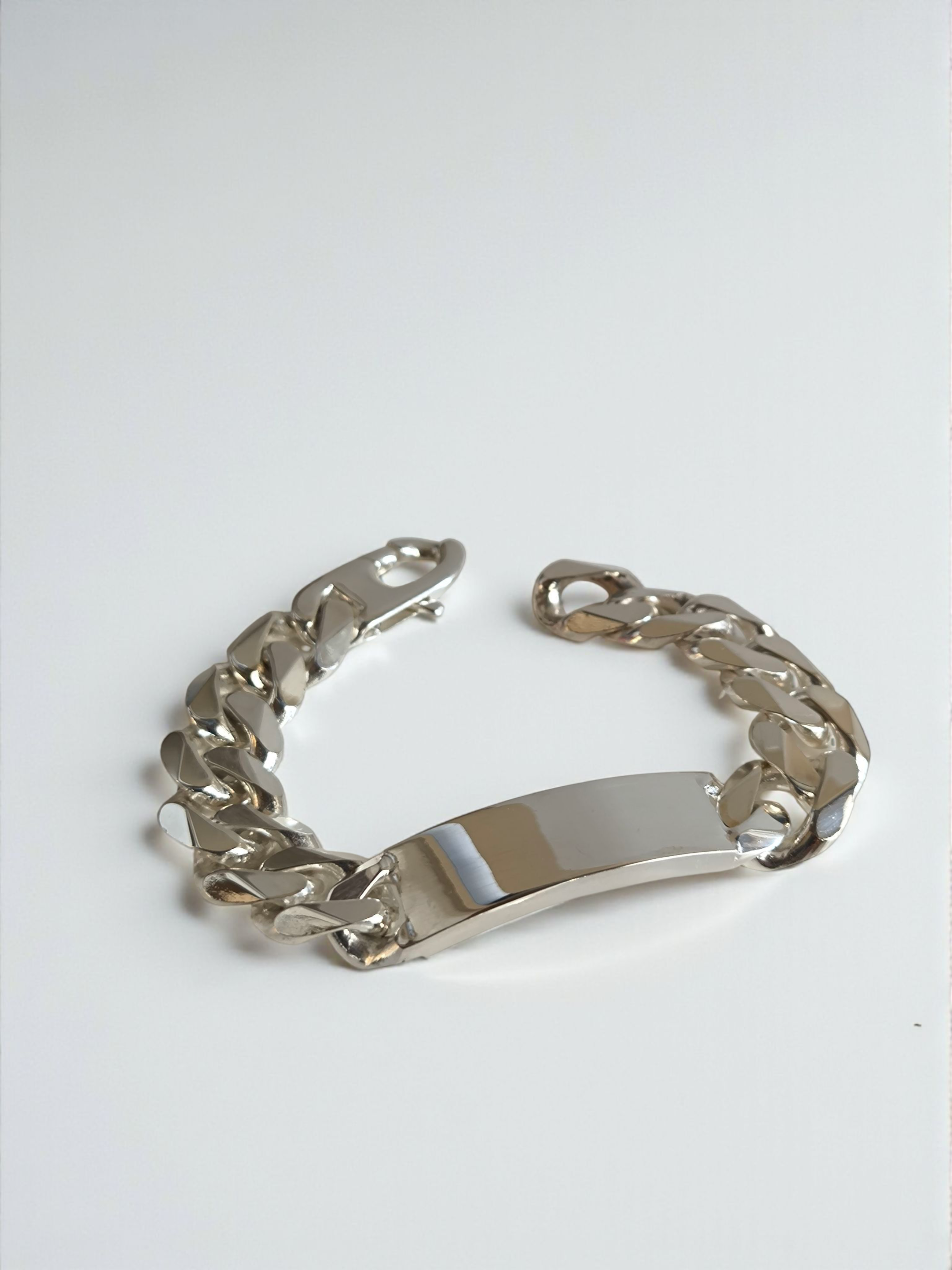 Bracciale Bracciale in argento maglia groumette 1,5 cm massiccio - Gioielli Pavan