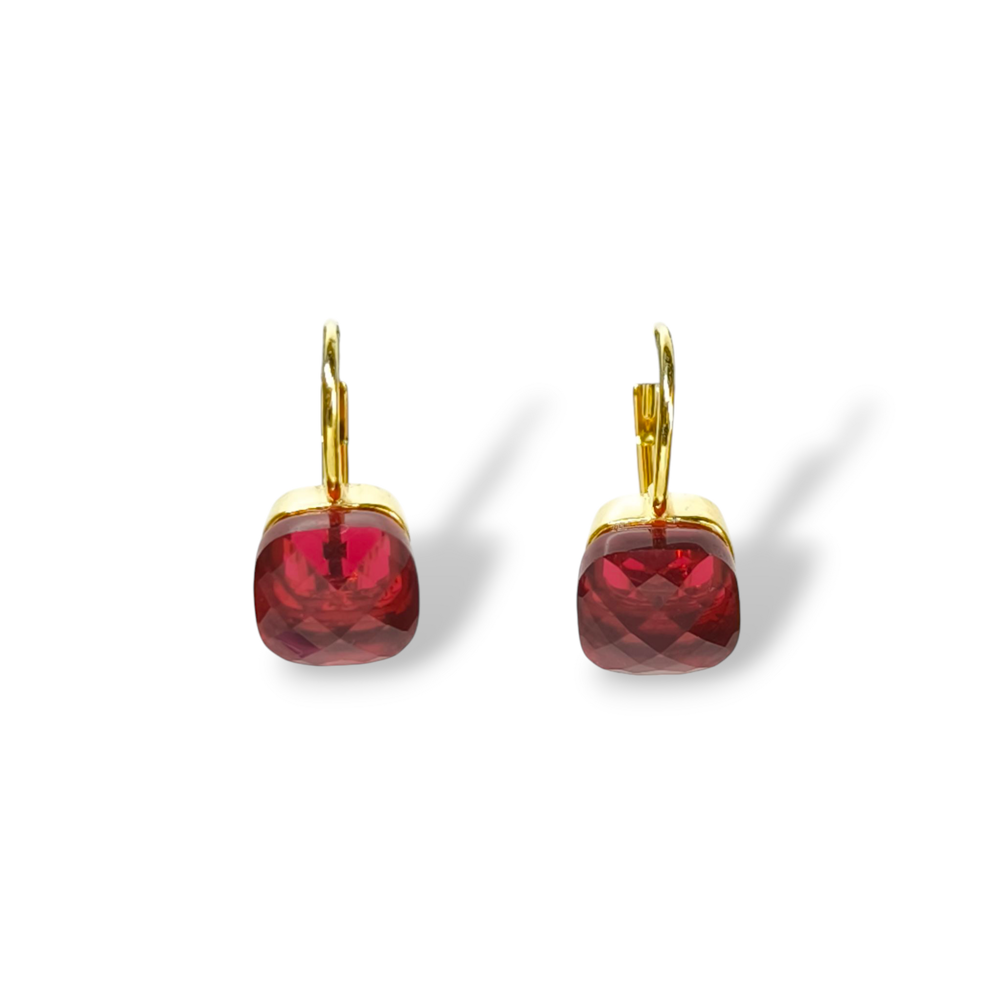 Orecchini Orecchini in argento monachella con quarzo arancio-rosso - Gioielli Pavan