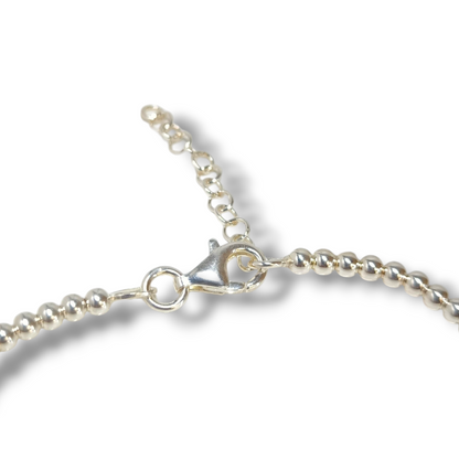 Bracciale Bracciale in argento con palline e cuore pendente - Gioielli Pavan