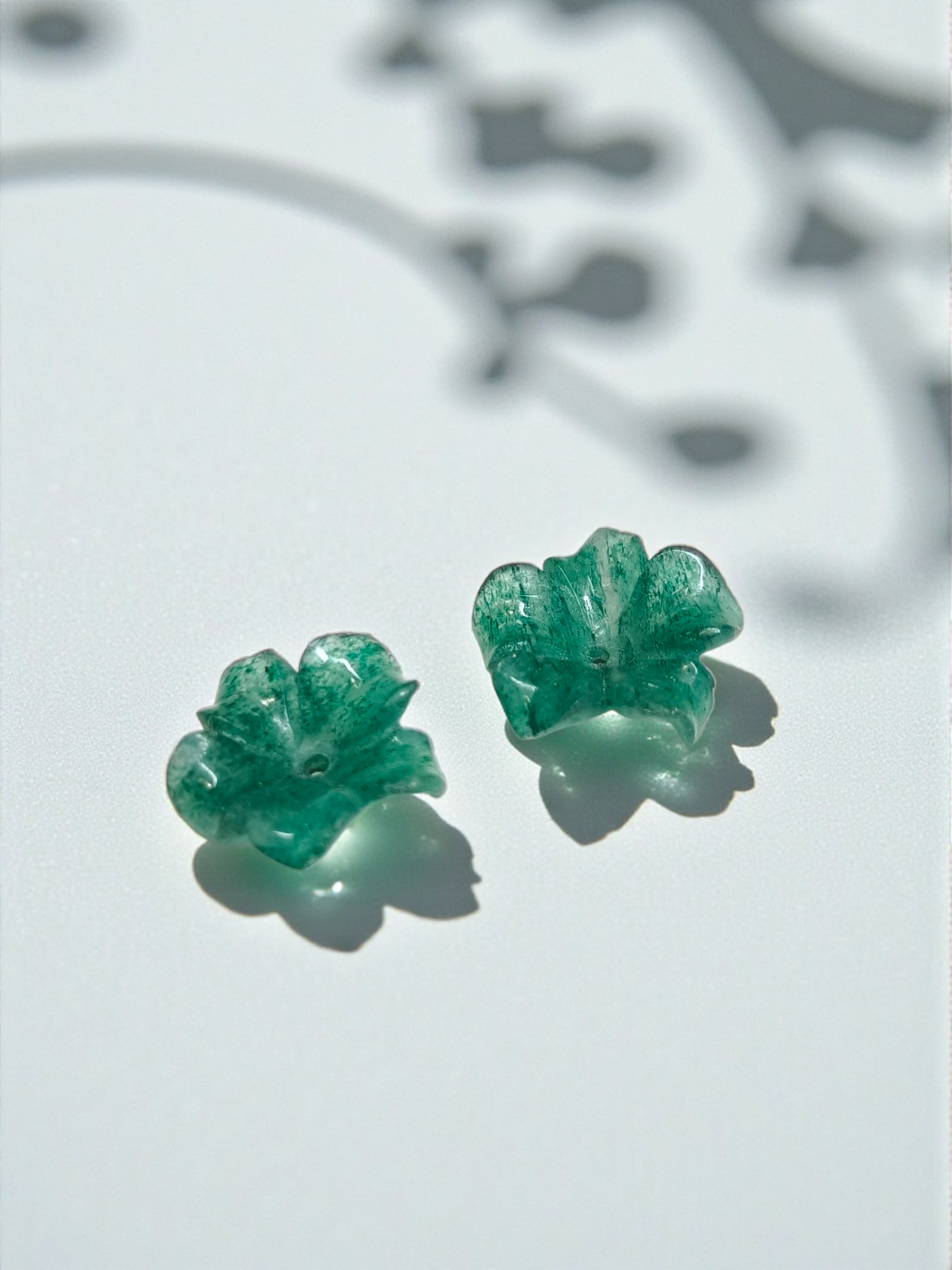 gemme Quarzi avventurina forma a fiore 9,62ct - Gioielli Pavan