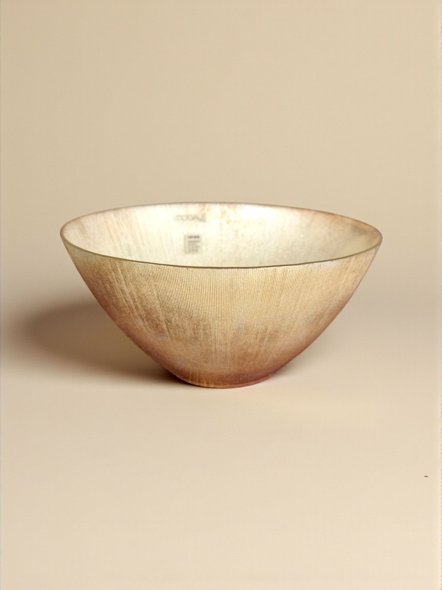 Ciotola centro tavola effetto anticato colore avorio - Gioielli Pavan