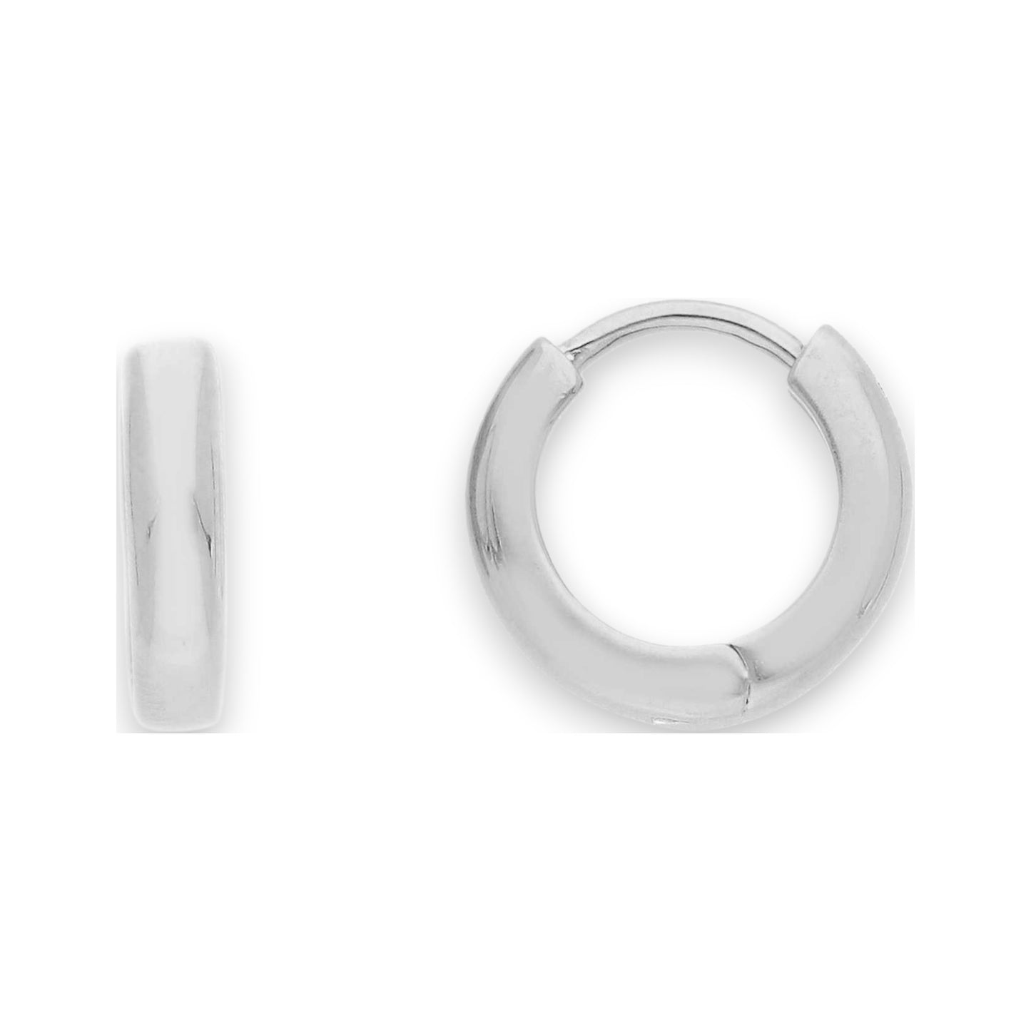 Orecchini Orecchini in argento a scattino lisci diam. 1 cm - Gioielli Pavan