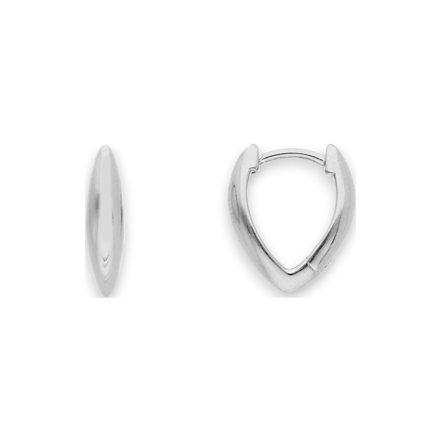 Orecchini Orecchini in argento a scattino lisci a goccia - Gioielli Pavan