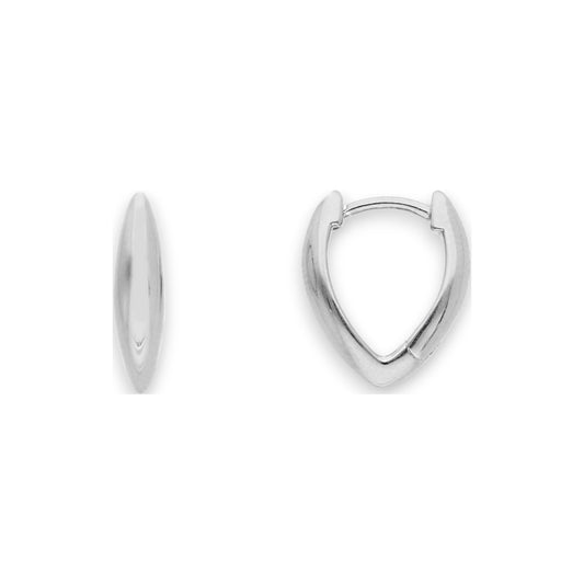 Orecchini Orecchini in argento a scattino lisci a goccia - Gioielli Pavan