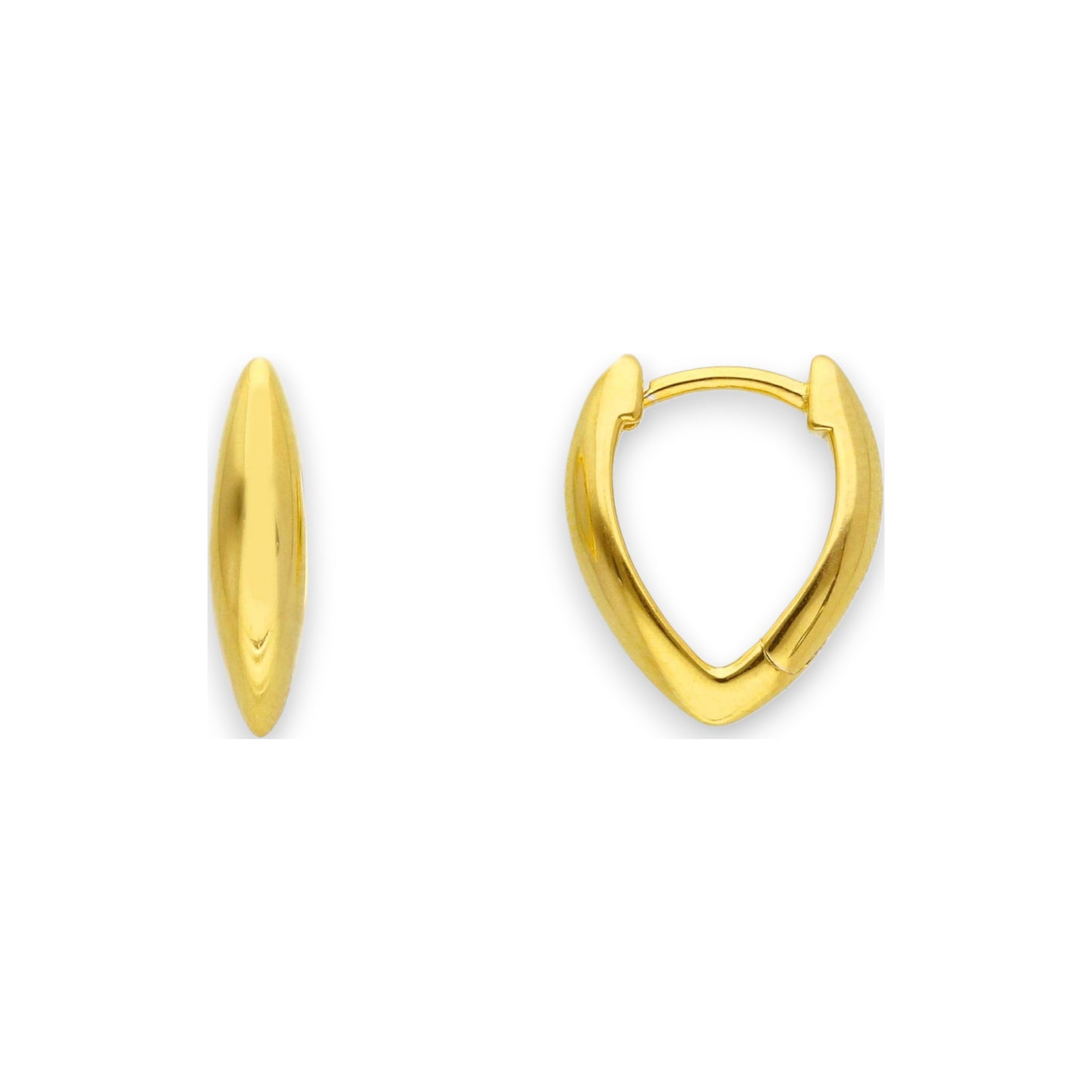 Orecchini Orecchini in argento a scattino lisci a goccia - Gioielli Pavan