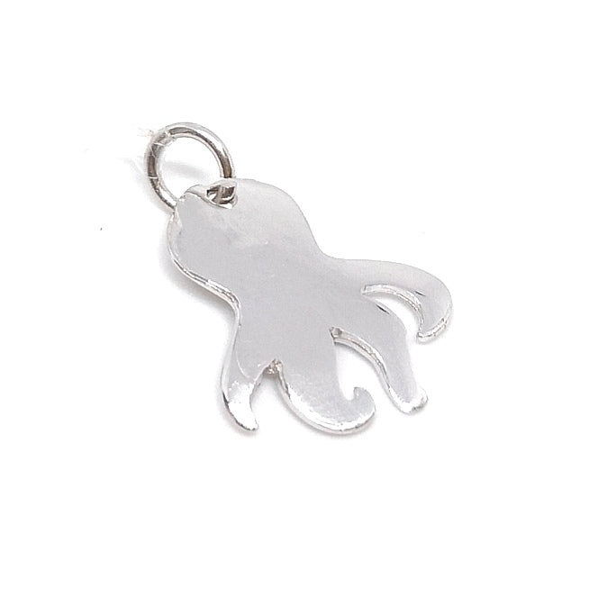 Silver Pendant - Octopus