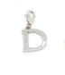 Silver pendant - letter D