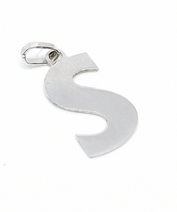 Silver Pendant - Letter S