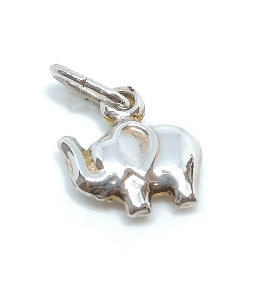 Silver Pendant - Baby Elephant