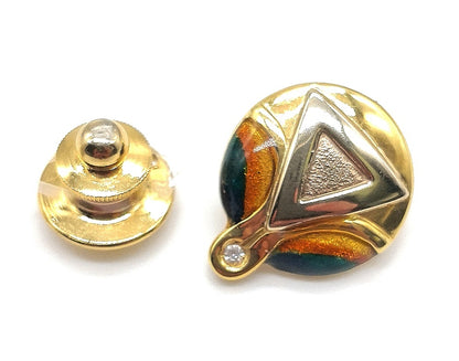 Gioielli Pavan - Puntale in oro smaltato con diamante