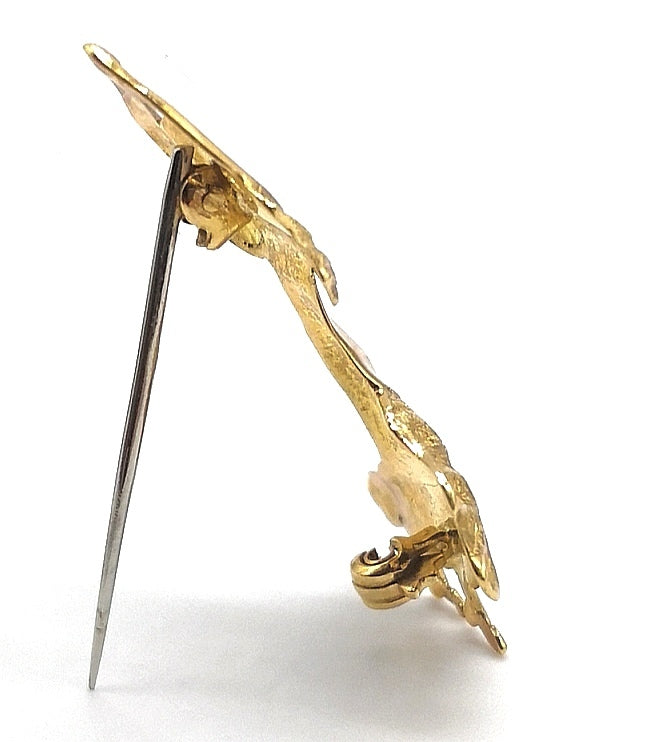 Pavan Jewelry - Gold brooch