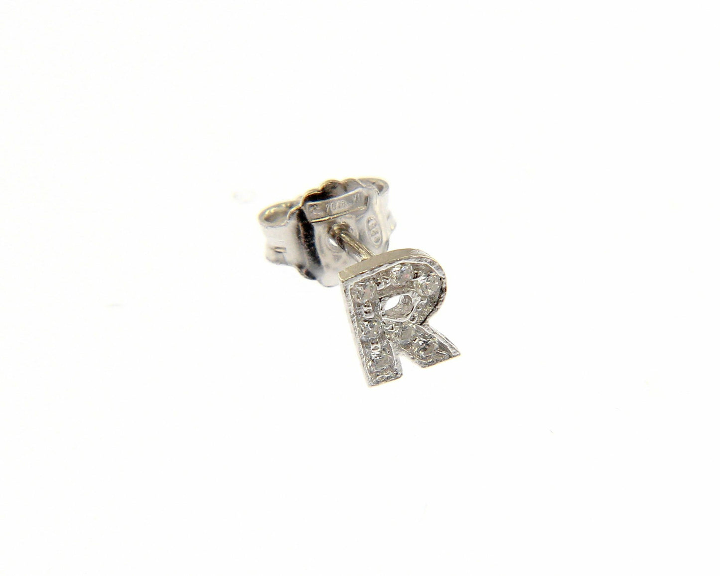 Pavan Jewelry - Single letter R earring