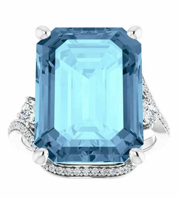 Pavan Jewelry - Natural blue topaz