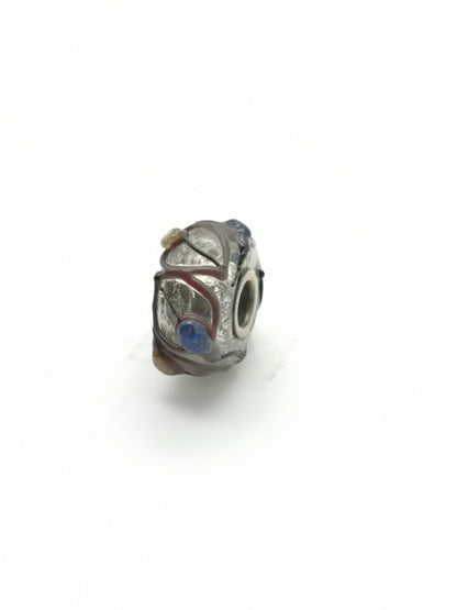 Beads not trollbeads - Unique handcrafted - Silver weavings 