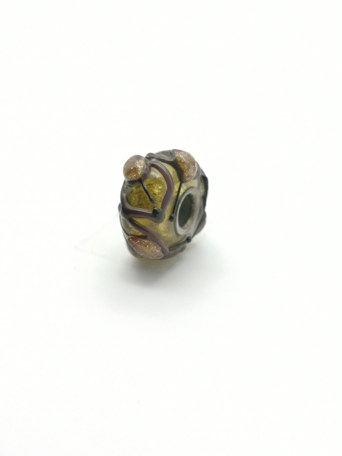 Beads non trollbeads - Unico Artigianale - intreccio d'oro