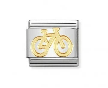 NominatioN - COMPOSABLE CLASSIC LINK IN BICYCLE GOLD