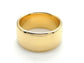 Soave gold - Yellow gold ring with high flat band