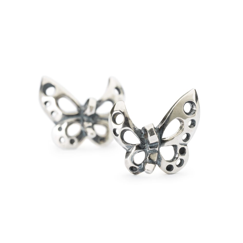 Trollbeads dancing butterfly earrings