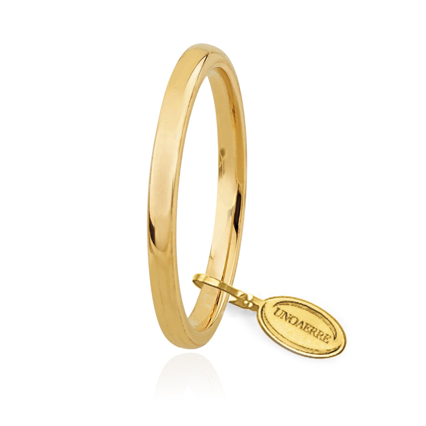 Comfort wedding ring 18kt gold 2.4mm