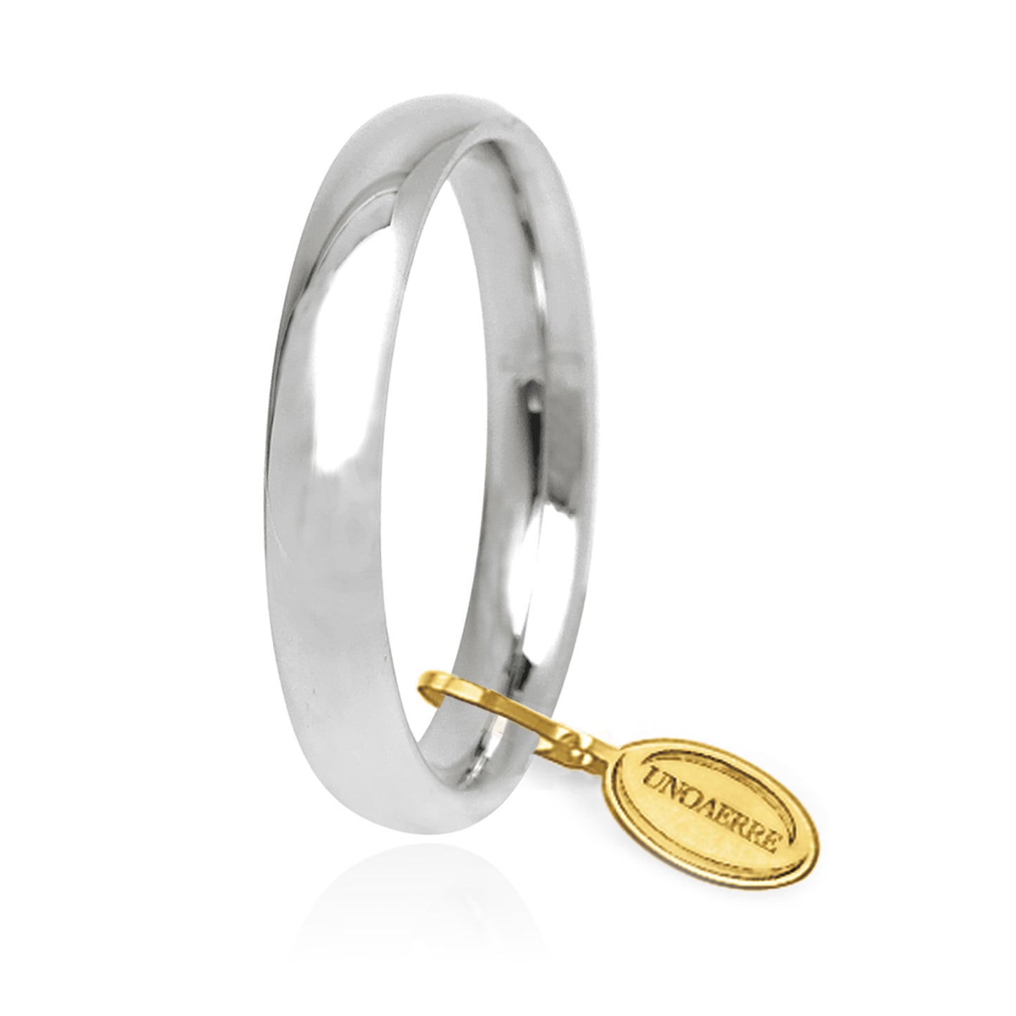 Comfort wedding ring 18kt gold 4mm