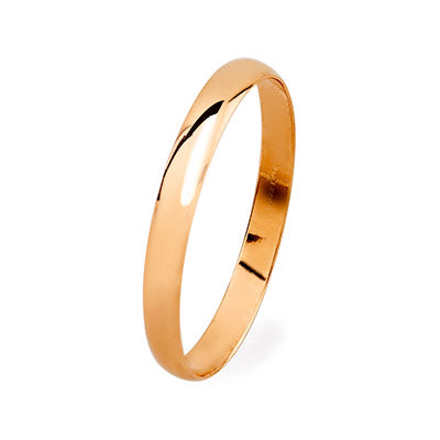 Normal wedding ring 18kt gold 3mm