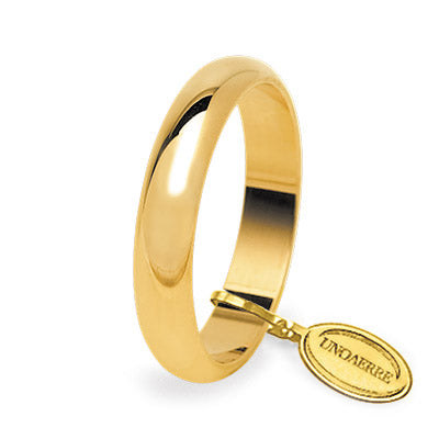 Normal wedding ring 18kt gold 4mm