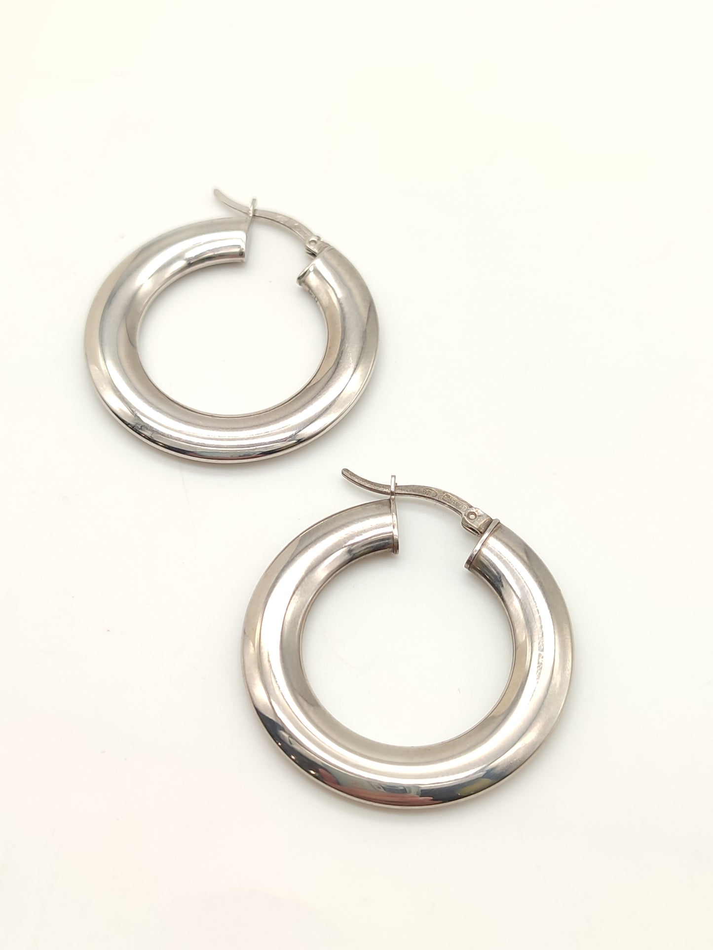 Pavan - orecchini cerchio piatto in argento