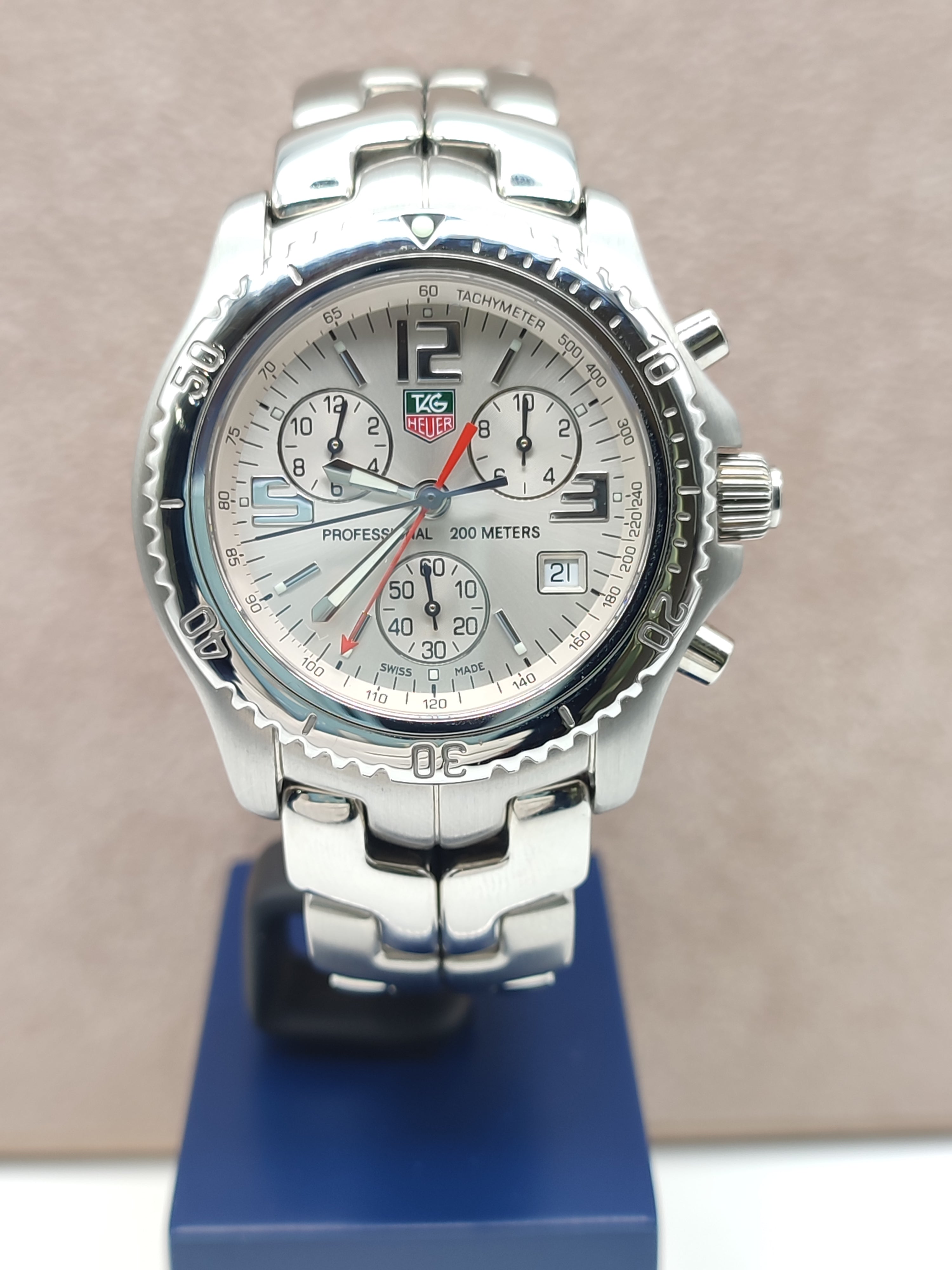 Tag heuer link chronograph on sale quartz