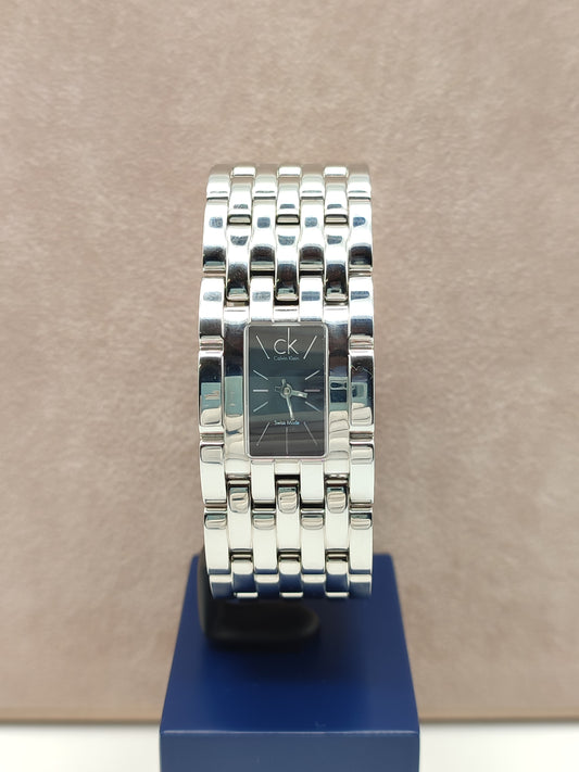 Calvin Klein - Rectangular steel bracelet watch