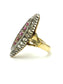 Pavan - Gold ring with rubies and diamonds