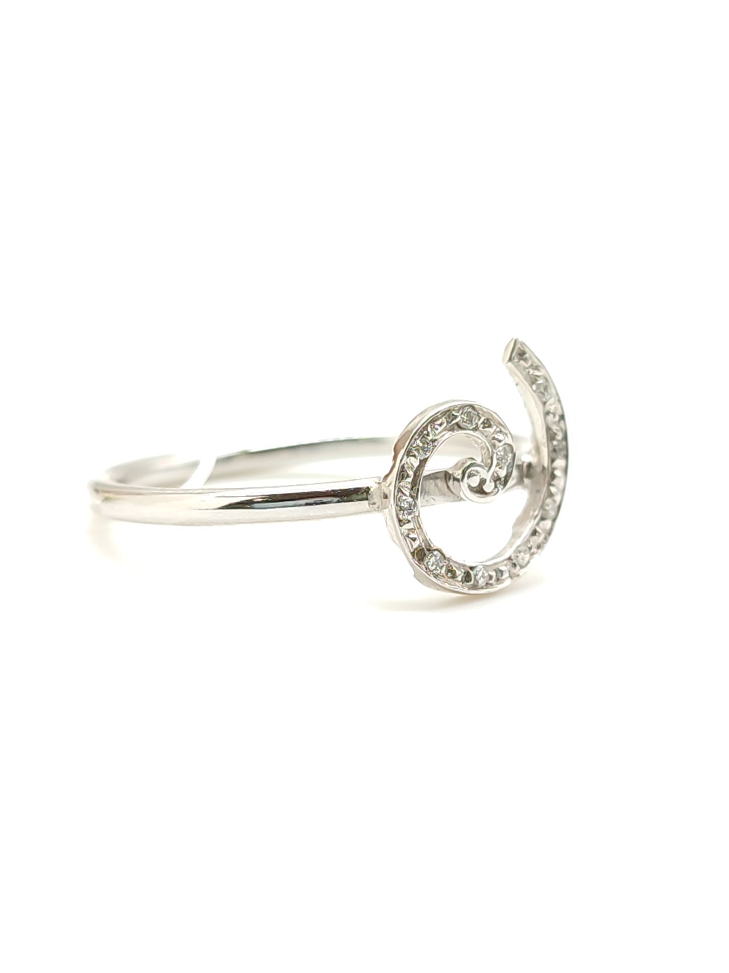 Recarlo - Fancy ring with diamonds 0.10ct