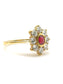 Pavan - Gold ring with ruby ​​and diamonds
