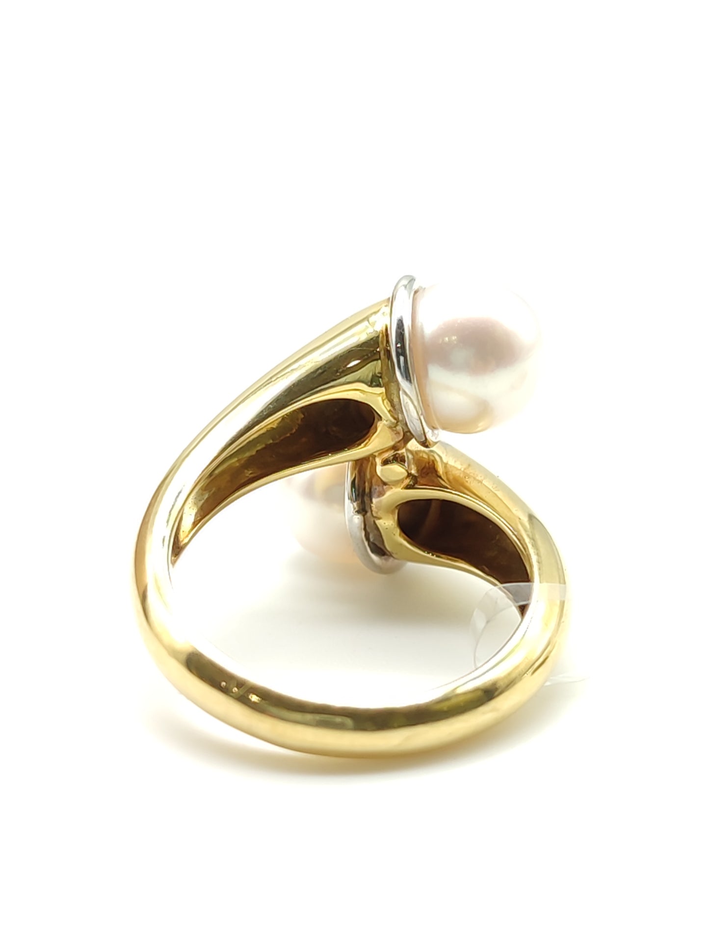 Pavan - Anello in oro con perle giapponesi