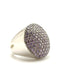 Pavan - Gold ring with amethyst pavé
