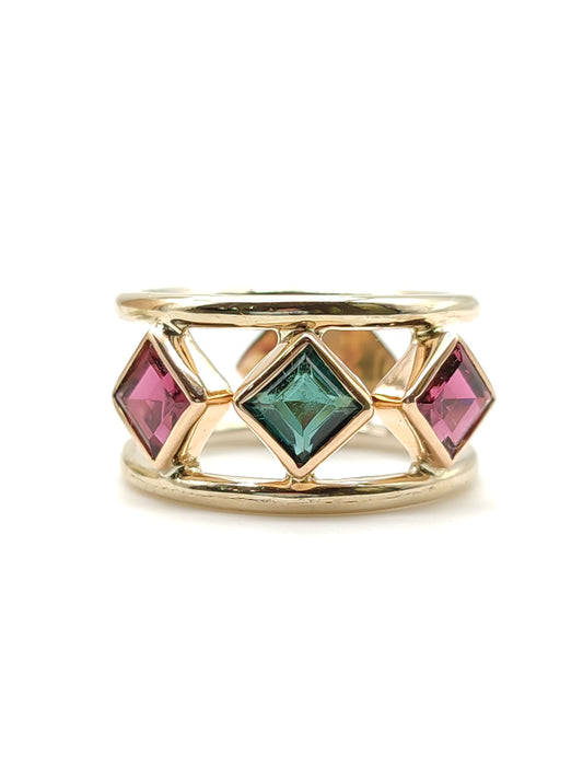 Pavan - Gold ring with tourmalines