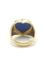 Pavan - Gold ring with lapis lazuli