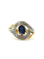 Pavan - Gold ring with sapphire and diamonds
