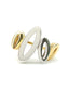 Pavan - Gold ring with geometric shapes
