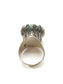 Silver filigree ring with quartz