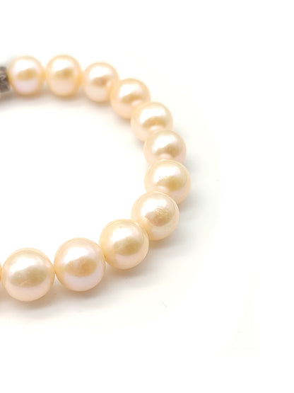 Bracciale elastico di perle