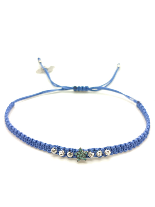 Sagola and star pavé zircon bracelet