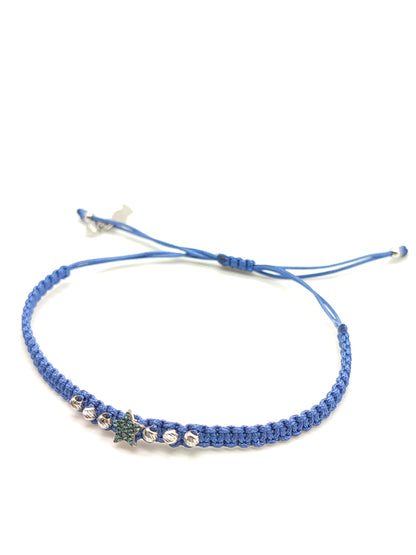 Sagola and star pavé zircon bracelet