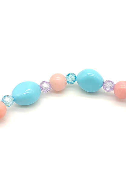 Sea bracelet with turquoises and corals