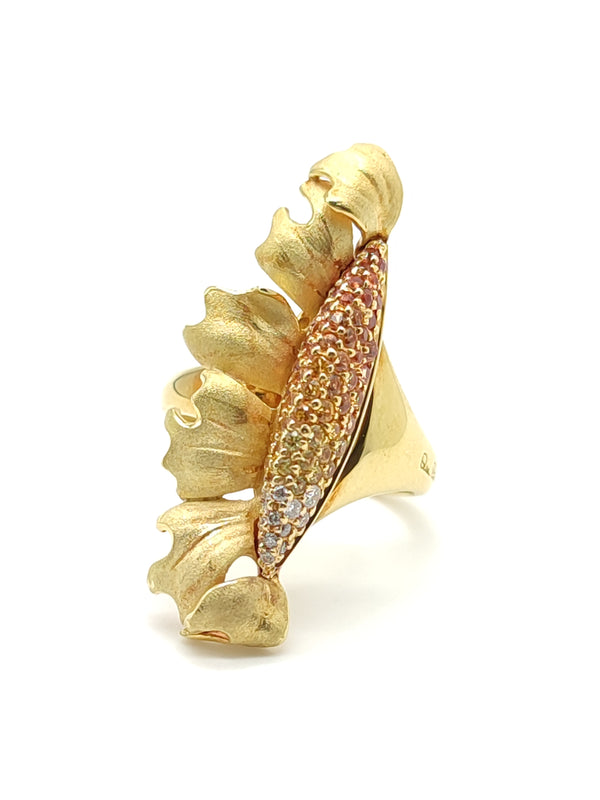 Anello Anello Solaris in oro e diamanti Cammilli - Gioielli Pavan