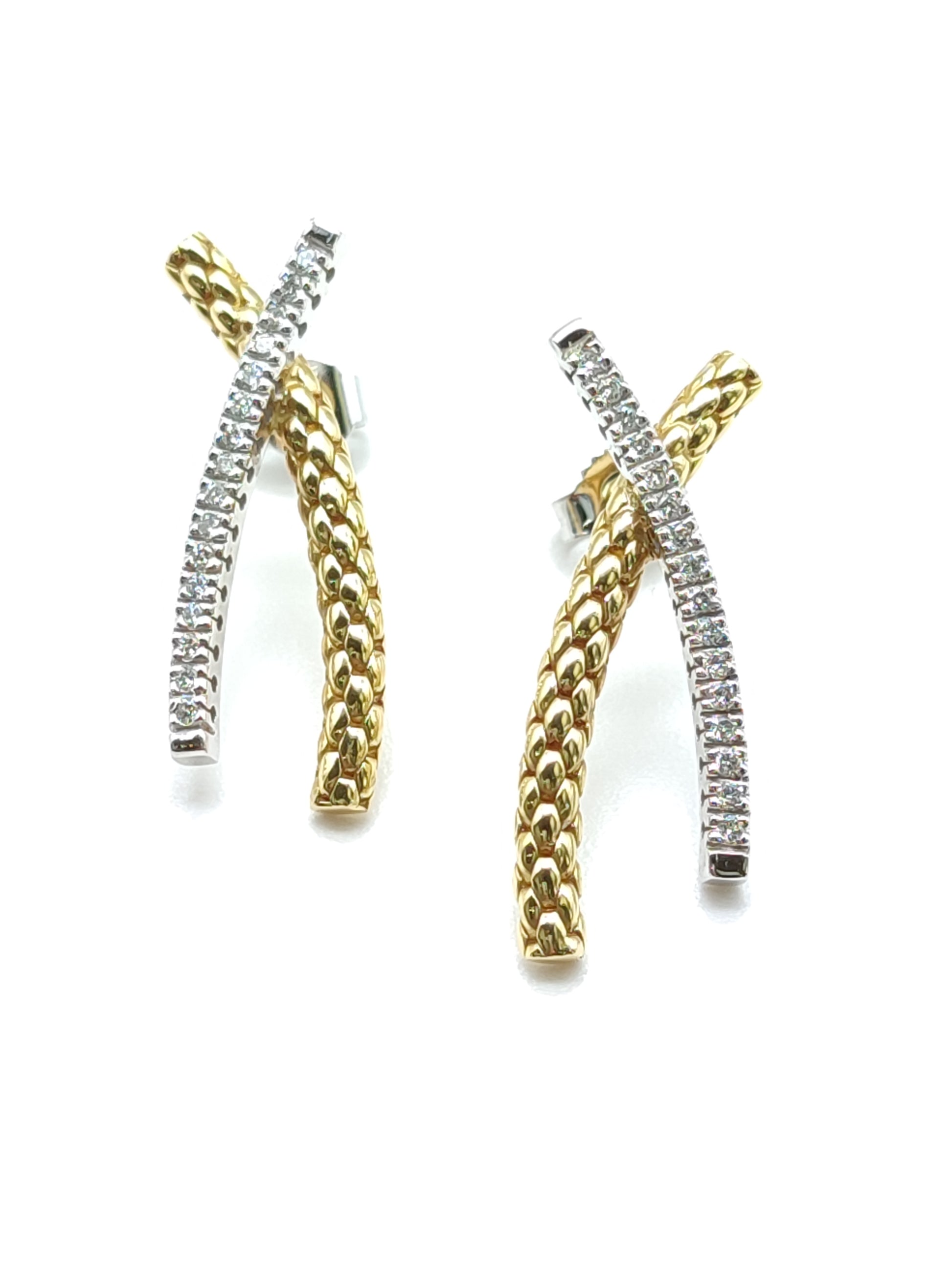 Orecchini Fope Oro Orecchini Fope In Oro Con Diamanti – Gioielli