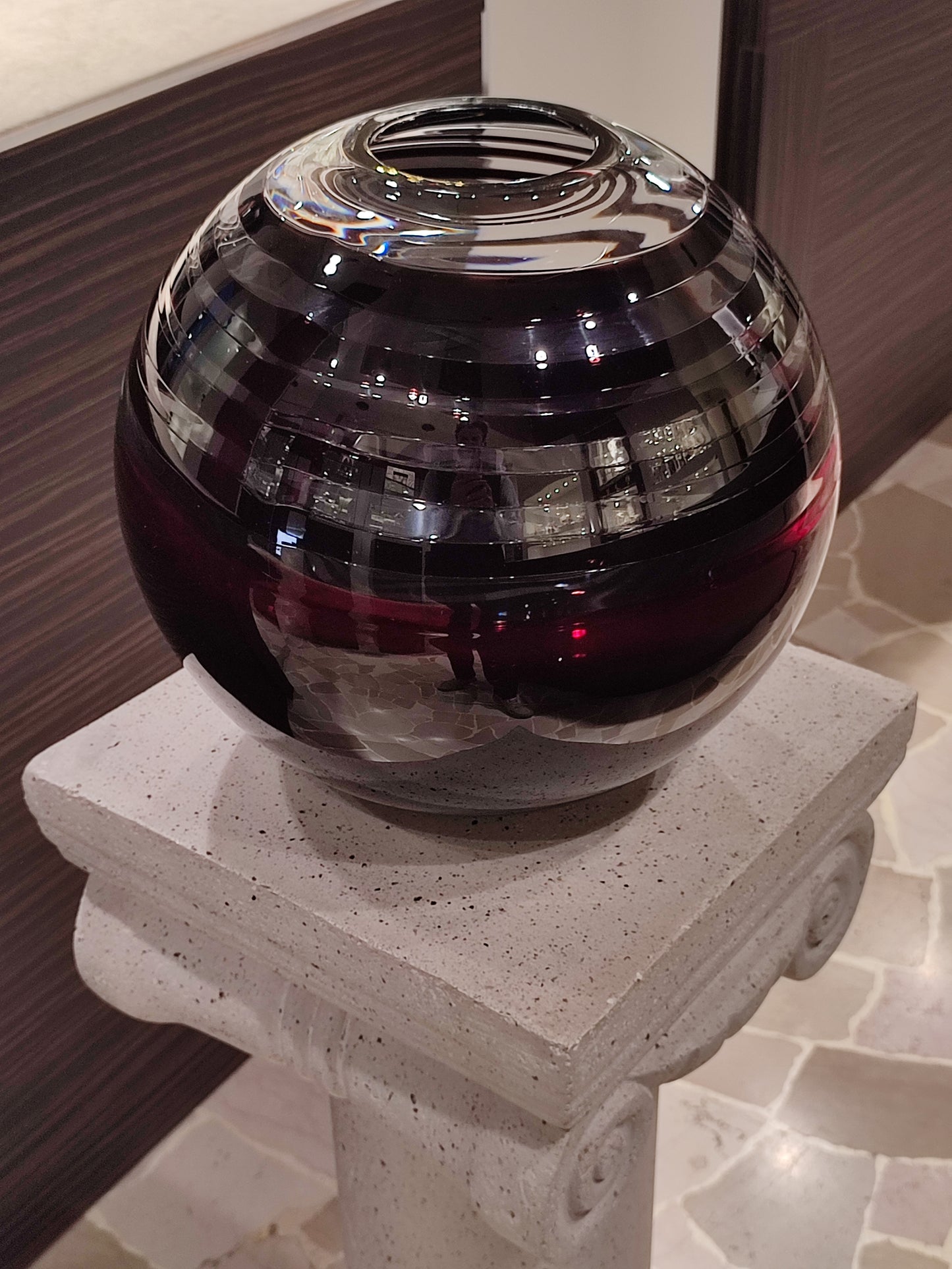 ORBITA vase in Murano glass. Limited edition